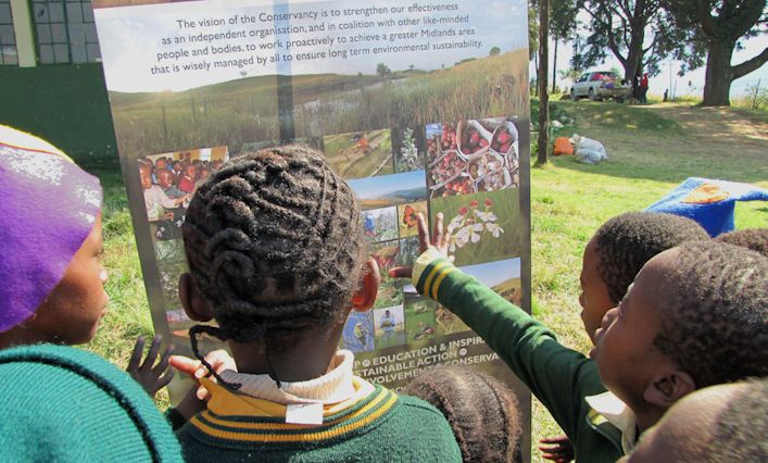 Dargle Primary School children learn about the Conservancy